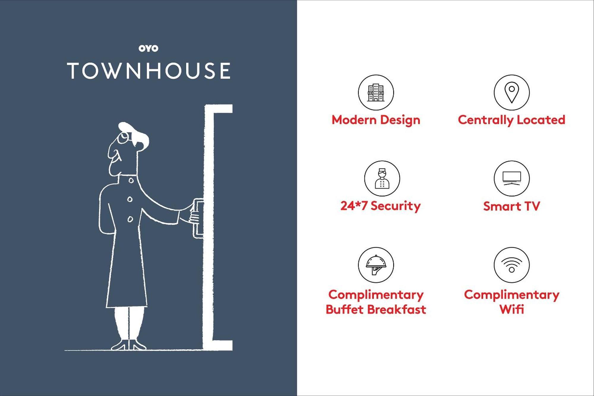Townhouse S Continental Hotell Hyderabad Eksteriør bilde